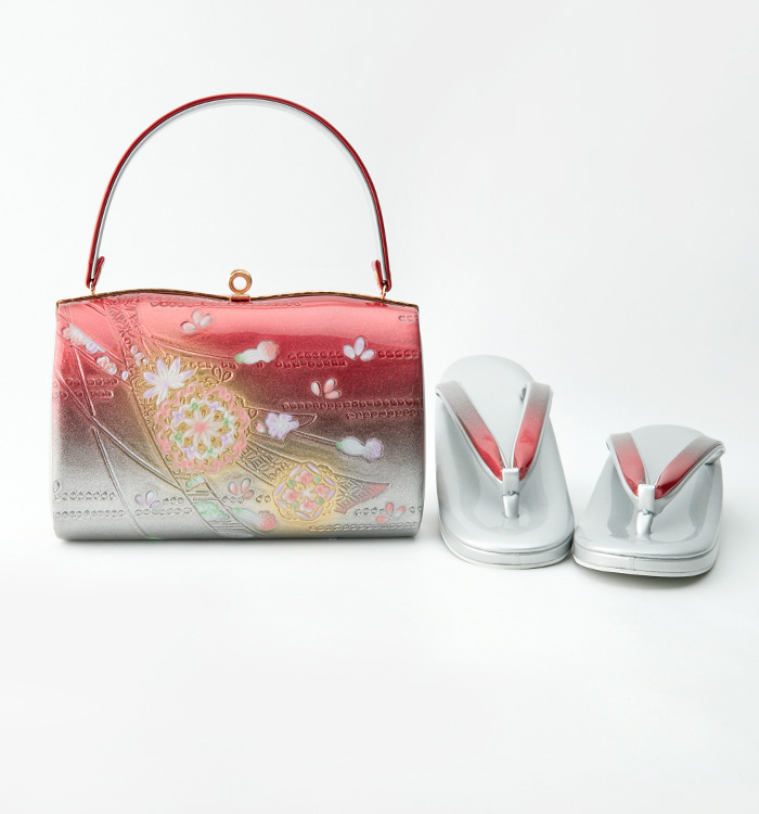 振袖・卒業袴用草履バッグ（足サイズ：23.0cm～24.5cm） No.5ZD-0627-10