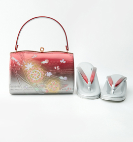 振袖・卒業袴用草履バッグ(足サイズ:23.0cm~24.5cm) No.5ZD-0627-10