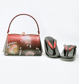 振袖・卒業袴用草履バッグ（足サイズ：23.0cm～24.5cm） No.5ZD-0629-10