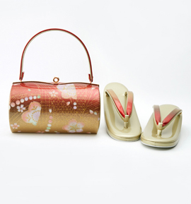 振袖・卒業袴用草履バッグ（足サイズ：23.0cm～24.5cm） No.5ZD-0630-00