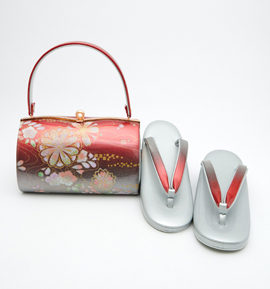 振袖・卒業袴用草履バッグ（足サイズ：23.0cm～24.5cm） No.5ZD-0631-10