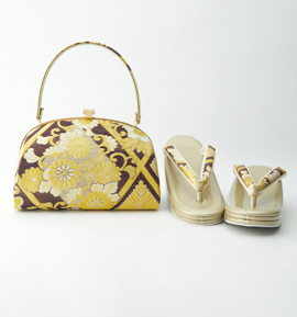 振袖・卒業袴用草履バッグ（足サイズ：23.0cm～24.5cm） No.5ZD-0643-10-R