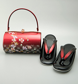 振袖・卒業袴用草履バッグ(足サイズ:23.0cm~24.5cm) No.5ZD-0757-00