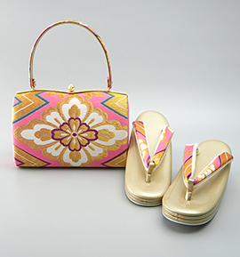 振袖・卒業袴用草履バッグ(足サイズ:23.0cm~24.5cm) No.5ZD-0826-00