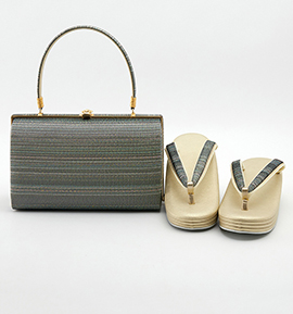 世美庵 礼装用草履バッグ(足サイズ:23.0cm~24.5cm) No.5ZD-0835-03