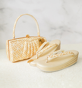 世美庵 礼装用草履バッグ（足サイズ：23.0cm～24.5cm） No.5ZD-1136-03