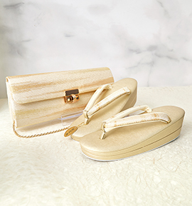 華三彩 礼装用草履バッグ（足サイズ：22.5cm～24.0cm） No.5ZD-1143-02