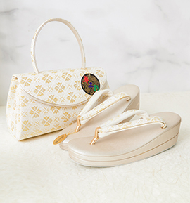 華三彩 礼装用草履バッグ（足サイズ：23.0cm～24.5cm） No.5ZD-1145-13