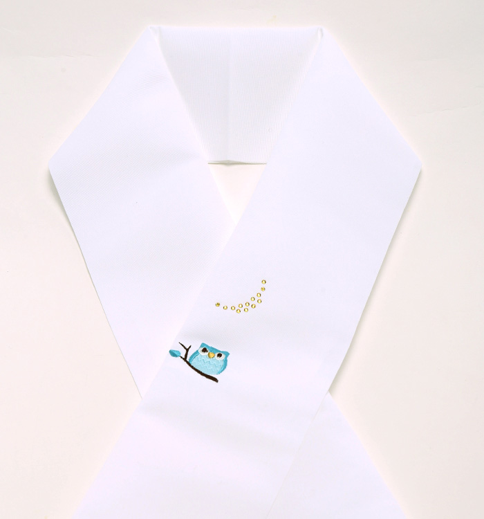 スワロフスキー ワンポイント刺繍半衿 No 5ze 0052 00の通販 きもの３６５