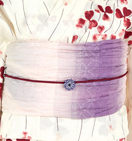 帯留付き帯締め No.5ZT-0212-00