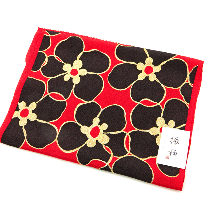 振袖用帯揚 正絹 大輪の梅の花 No.5ZE-0439-00の通販｜きもの365