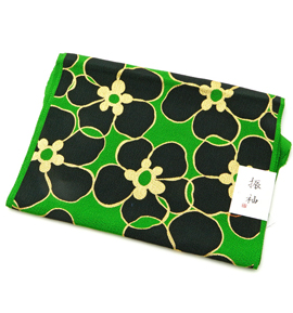 振袖用帯揚 正絹 大輪の梅の花 No.5ZE-0439-40