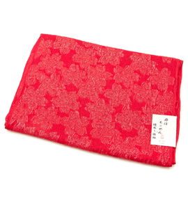 振袖用帯揚 正絹 金通し桜 No.5ZE-0448-10