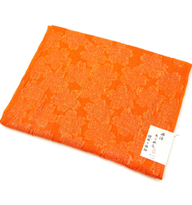 振袖用帯揚 正絹 金通し桜 No.5ZE-0448-20