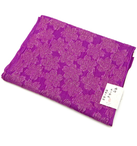 振袖用帯揚 正絹 金通し桜 No.5ZE-0448-40
