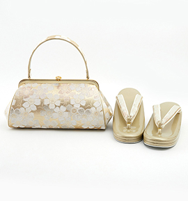 春爛漫 振袖・卒業袴用草履バッグ(足サイズ:23.0cm~24.5cm) No.5ZE-1287-03