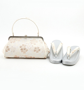 春爛漫 振袖・卒業袴用草履バッグ(足サイズ:23.0cm~24.5cm) No.5ZE-1287-13