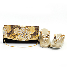 春爛漫 振袖・卒業袴用草履バッグ(足サイズ:23.0cm~24.5cm) No.5ZE-1290-13