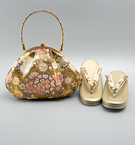 春爛漫 振袖・卒業袴用草履バッグ(足サイズ:23.0cm~24.5cm) No.5ZE-1295-13