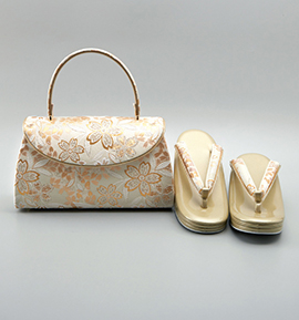 春爛漫 振袖・卒業袴用草履バッグ（足サイズ：23.0cm～24.5cm） No.5ZE-1303-03