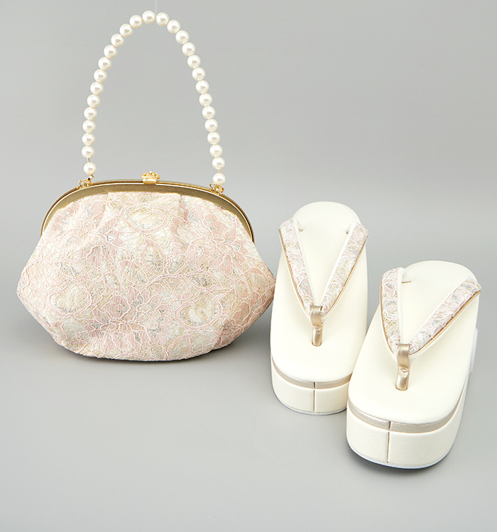 華三彩 振袖・卒業袴用草履バッグ（足サイズ：22.5cm～24.0cm） No.5ZE-1318-12-R