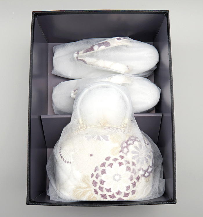 世美庵 振袖・卒業袴用草履バッグ（足サイズ：22.5cm～24.0cm） No.5ZE-1341-12-R_12