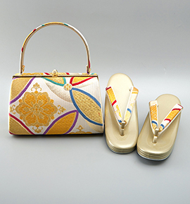 振袖・卒業袴用草履バッグ（足サイズ：23.0cm～24.5cm） No.5ZE-1345-03