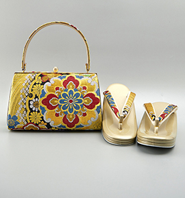 振袖・卒業袴用草履バッグ（足サイズ：23.0cm～24.5cm） No.5ZE-1349-03