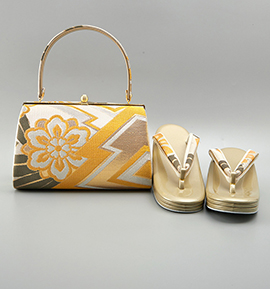 振袖・卒業袴用草履バッグ（足サイズ：23.0cm～24.5cm） No.5ZE-1351-03