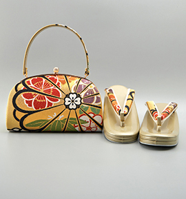 振袖・卒業袴用草履バッグ（足サイズ：23.0cm～24.5cm） No.5ZE-1356-03