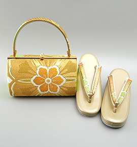 振袖・卒業袴用草履バッグ（足サイズ：23.0cm～24.5cm） No.5ZE-1368-03