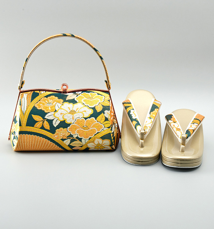 振袖・卒業袴用草履バッグ（足サイズ：23.0cm～24.5cm） No.5ZE-1396-13-R