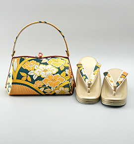 振袖・卒業袴用草履バッグ(足サイズ:23.0cm~24.5cm) No.5ZE-1396-13-R