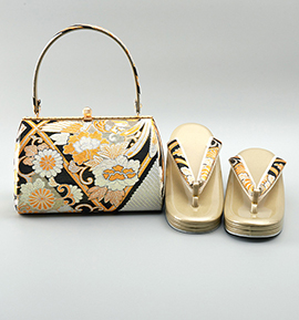 振袖・卒業袴用草履バッグ（足サイズ：23.0cm～24.5cm） No.5ZE-1397-03