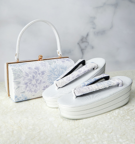 振袖・卒業袴用草履バッグ（足サイズ：23.0cm～24.5cm） No.5ZE-1404-10-R