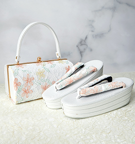 振袖・卒業袴用草履バッグ（足サイズ：23.0cm～24.5cm） No.5ZE-1404-30-R