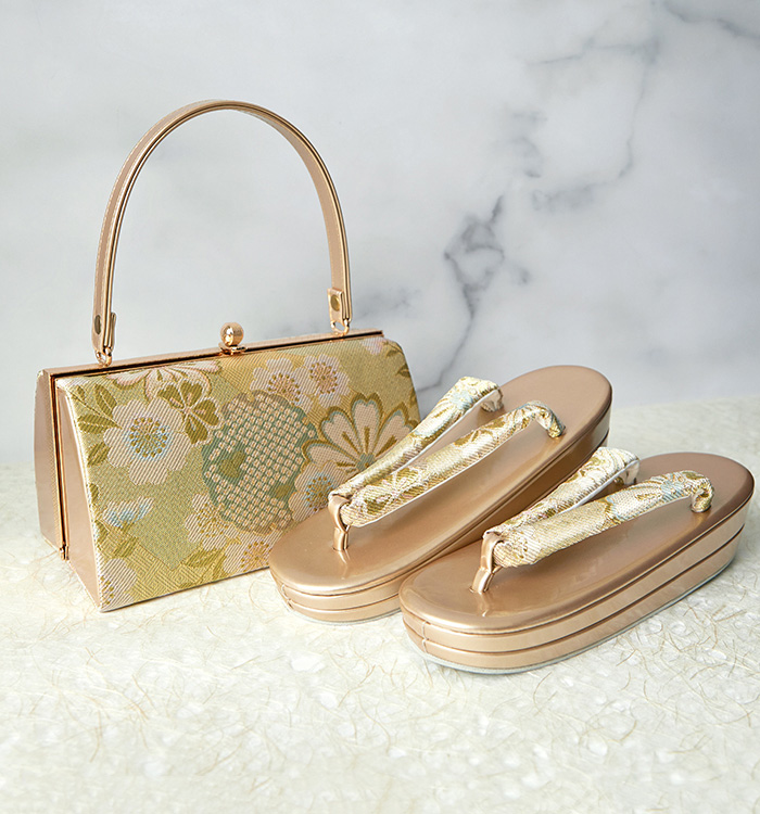 振袖・卒業袴用草履バッグ（足サイズ：23.0cm～24.5cm） No.5ZE-1417-00-R