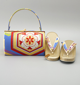 振袖・卒業袴用草履バッグ（足サイズ：23.0cm～24.5cm） No.5ZE-1438-03