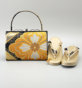 振袖・卒業袴用草履バッグ（足サイズ：23.0cm～24.5cm） No.5ZE-1445-03