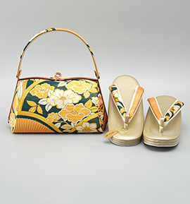 振袖・卒業袴用草履バッグ（足サイズ：23.0cm～24.5cm） No.5ZE-1457-03