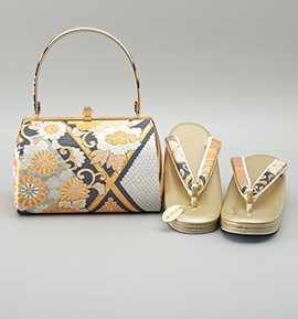 振袖・卒業袴用草履バッグ（足サイズ：23.0cm～24.5cm） No.5ZE-1461-03