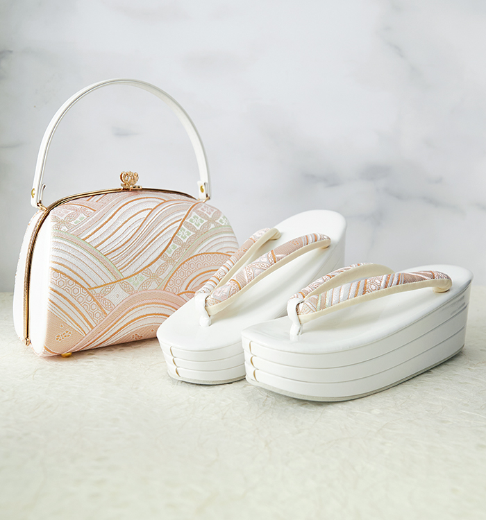 振袖・卒業袴用草履バッグ（足サイズ：23.0cm～24.5cm） No.5ZE-1473-10