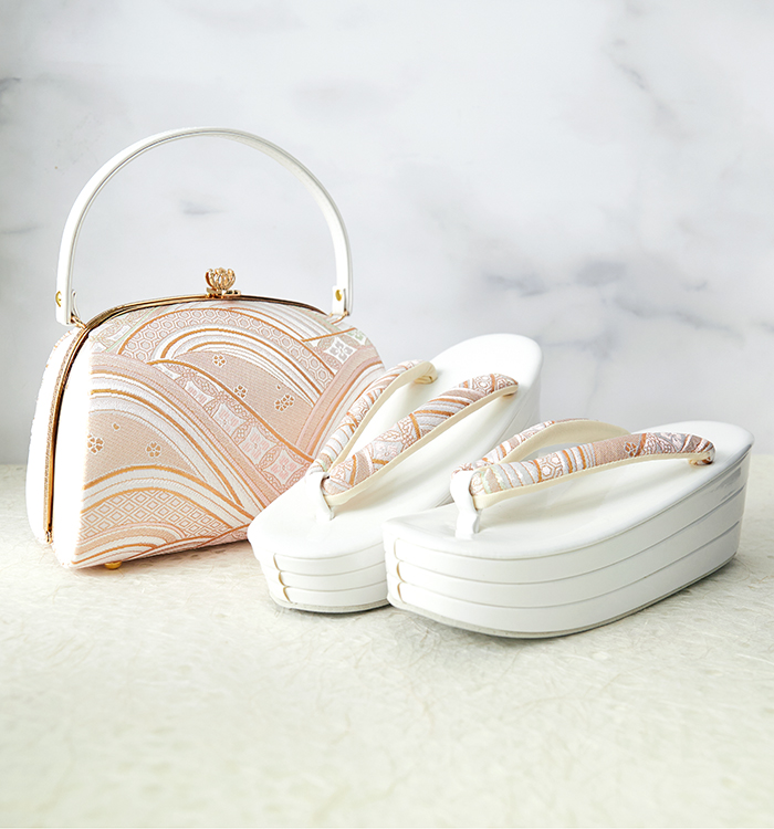 振袖・卒業袴用草履バッグ(足サイズ:23.0cm~24.5cm) No.5ZE-1473-30