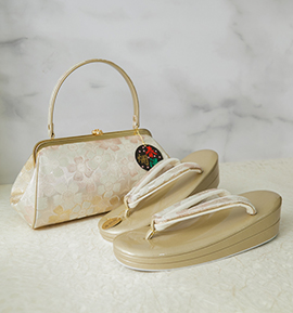 春爛漫 振袖・卒業袴用草履バッグ（足サイズ：23.0cm～24.5cm） No.5ZE-1489-00