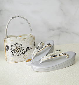 春爛漫 振袖・卒業袴用草履バッグ（足サイズ：23.0cm～24.5cm） No.5ZE-1492-10