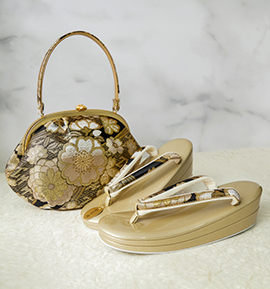 春爛漫 振袖・卒業袴用草履バッグ（足サイズ：23.0cm～24.5cm） No.5ZE-1498-10