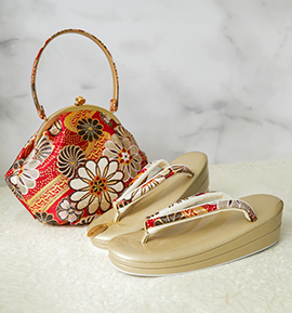 春爛漫 振袖・卒業袴用草履バッグ（足サイズ：23.0cm～24.5cm） No.5ZE-1500-00