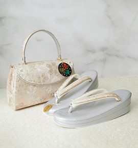 春爛漫 振袖・卒業袴用草履バッグ（足サイズ：23.0cm～24.5cm） No.5ZE-1503-10