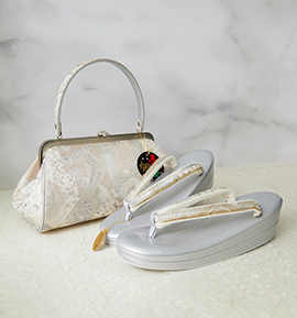 春爛漫 振袖・卒業袴用草履バッグ（足サイズ：23.0cm～24.5cm） No.5ZE-1504-10