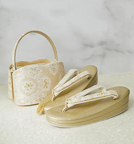 春爛漫 振袖・卒業袴用草履バッグ（足サイズ：23.0cm～24.5cm） No.5ZE-1505-00